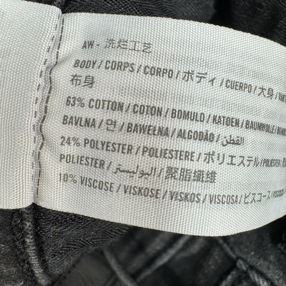 Abercrombie And Fitch Super Skinny Jeans Womens Size 28/6S Black High Rise Stret - Picture 6 of 13